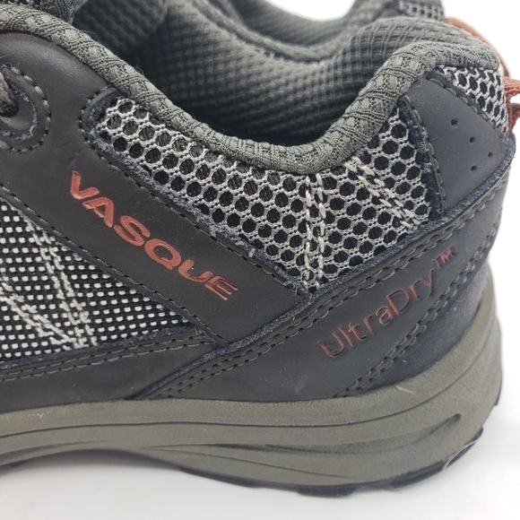 Vasque Youth US 4 EU 35 gray trail shoes lace up Ultra Dry 7210 Monolith - Picture 8 of 13